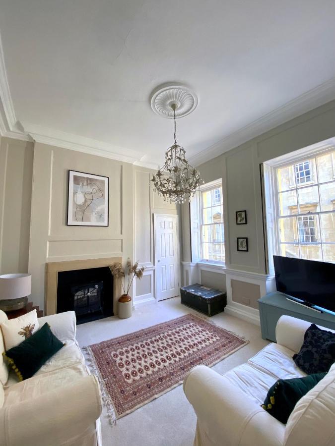 Elegant Georgian Apartment In Bath'S Iconic Centre Exterior foto